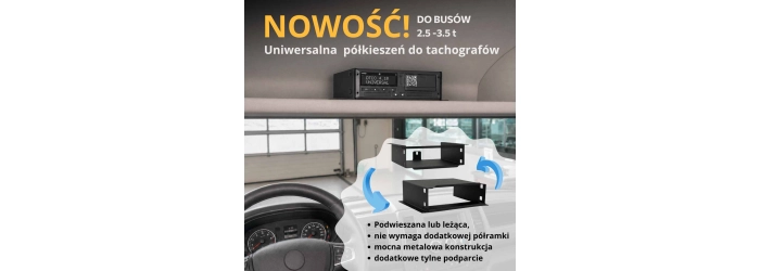 Uniwersalna metalowa półkieszeń 1DIN