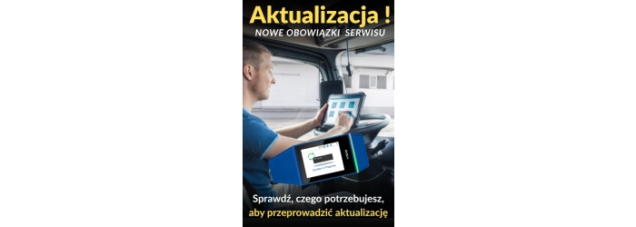 Oficjalnie - Obowiązkowe aktualizacje tachografów G2V2